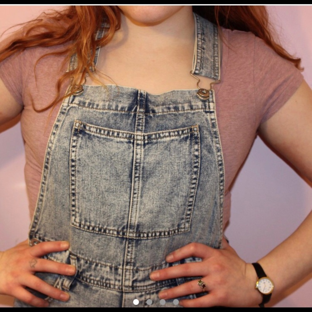 Pacsun Bullhead denim overalls